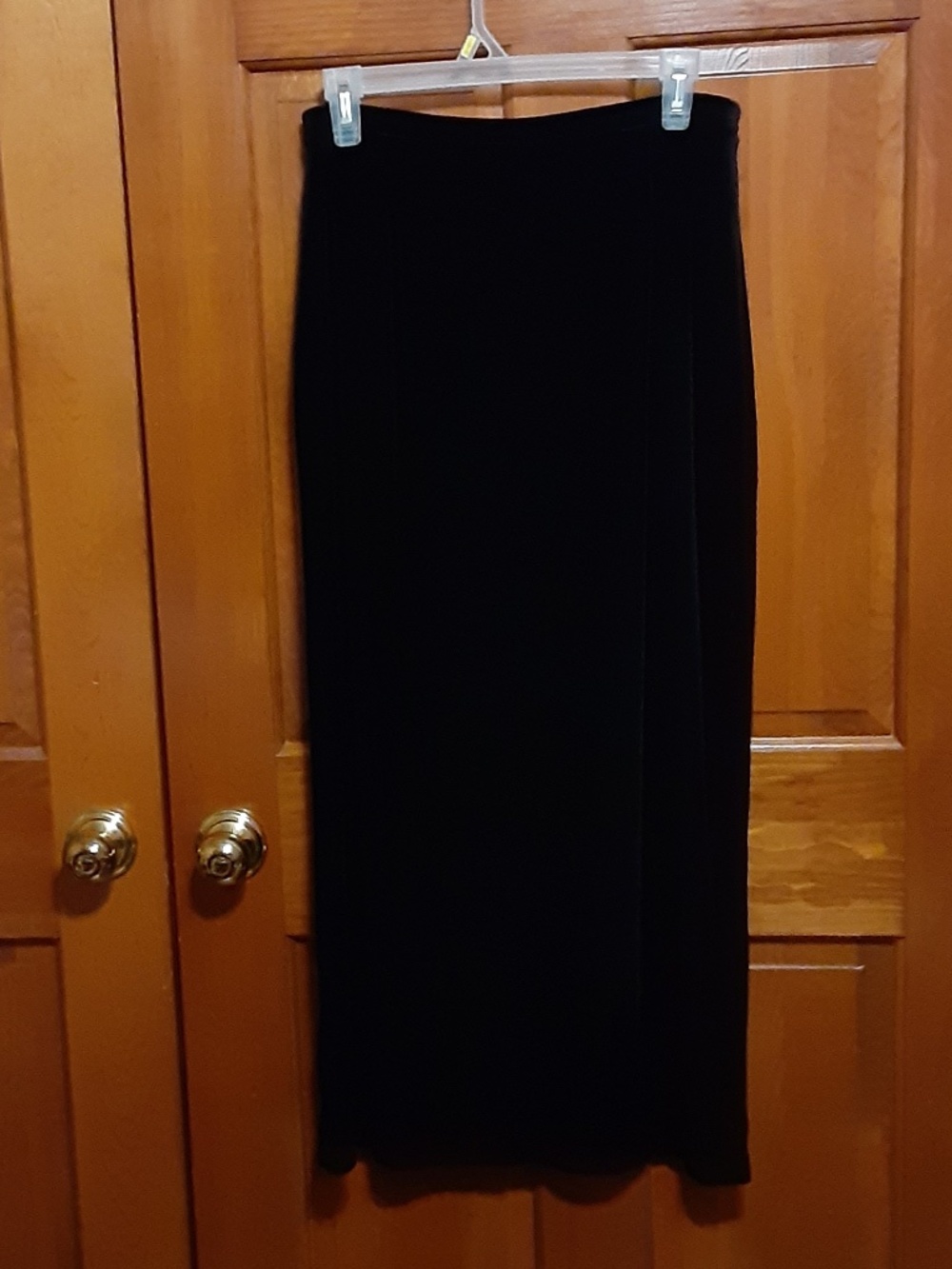 Fashion Bug Formal Velvet Maxi Skirt & Sparkly Top Set - Picture 4 of 8